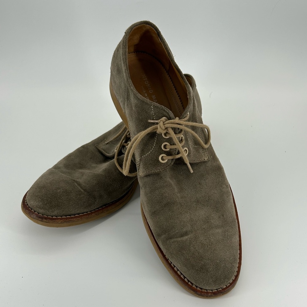 Antonio‎ Maurizi Suede Oxford Derby Shoes EU Size 46 (US Size 12-12.5)
